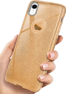Produktbild von GLITTER-Case für iPhone Xr, Farbe:Shine - Gold