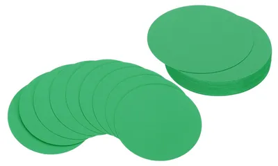 Produktbild von Runde Karton-Zuschnitte - 4 Zoll Durchmesser - Für Bastelprojekte und Dekoration - Dunkelgrün - 50 Stück