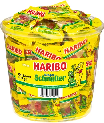 Produktbild von Haribo Kinder Schnuller Minis Fruchtgummi im Minibeutel 1000g