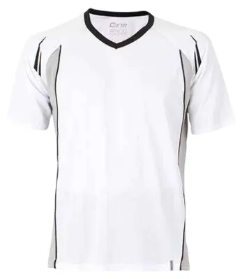 Produktbild von Cona Sports - "Club Tech" T-Shirt V-Ausschnitt für Herren LT3107 (XS) (Weiß/Schwarz)