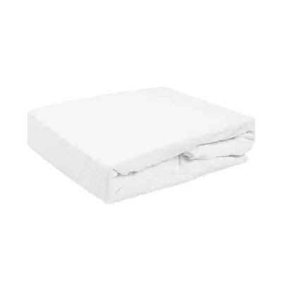Zdjęcie produktu dla Prześcieradło z gumką, frotte 120x200cm Białe