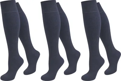Produktbild von normani 3 Paar Business-Kniestrümpfe aus Baumwolle