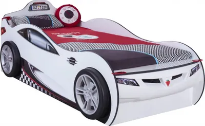 Produktbild von Cilek COUPE auto postel dětská postel postel výsuvná postel závodní postel bílá, matrace horní/dolní:bez