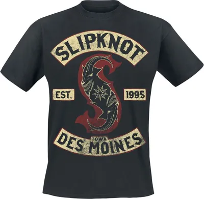 Produktbild von Slipknot T-Shirt Herren Iowa Des Moines schwarz M