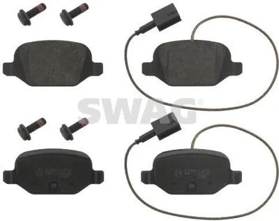 Produktbild von SWAG Bremsbeläge Satz Hinten Bremsklötze für FIAT PANDA (169) 70 91 6856