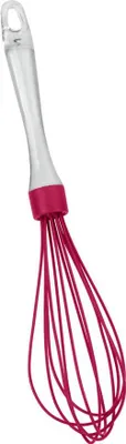 Produktbild von Metaltex 132630133 Mr. Whip Schneebesen Silikon, transparent/rot