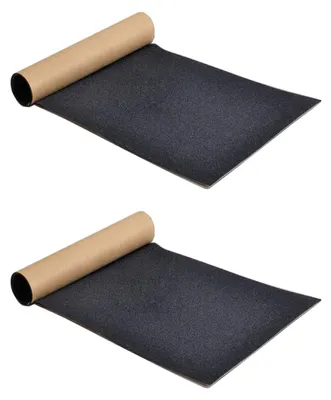 Imagen del producto de Cinta antideslizante para tablas de skate, autoadhesiva, 81 x 21 cm, paquete de 2 unidades, antideslizante para tablas de skate