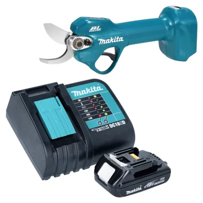 Obrázok produktu pre Makita DUP 181 SY1 akumulátorové nožnice na konáre 18 V 30 mm bezkefové + 1x akumulátor 1,5 Ah + nabíjačka
