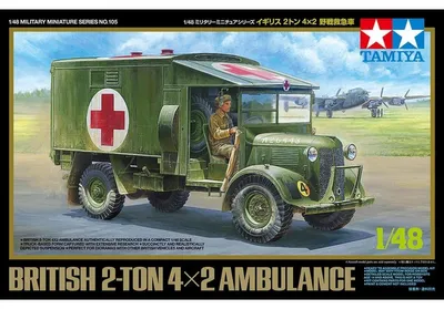 Obrázek produktu pro Tamiya 1:48 Brit. 2to. 4x2 ambulance plastikový modelář