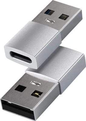 Produktbild von Satechi USB-A auf USB-C Adapter Silber USB-A auf USB-C