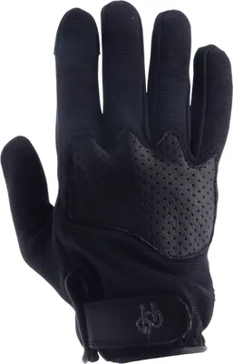 Productafbeelding van Helstons Dune geperforeerde lederhandschoenen, zwart, maat 8