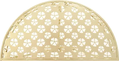 Produktbild von "im Sonderangebot"Beistelltisch/Flurtisch Moderner design - Sofatisch für Wohnzimmer - Vintage-Stil Halbrund Metall 72x36x74 cm Gold DEMöbel 2083794