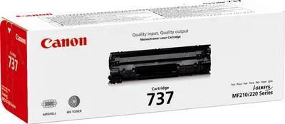 Zdjęcie produktu dla Canon 737 - Czarny - oryginalny - kaseta z tonerem