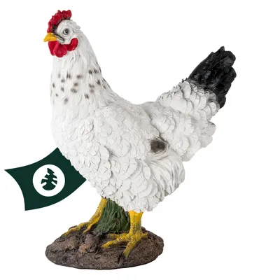 Produktbild von Hühner, Hähne, Küken Gartenfiguren - wetterfeste Huhn Deko für draußen