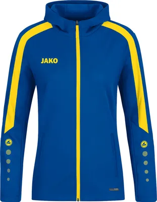 Image de Veste à capuche Jako Power Femme - Royal / Jaune