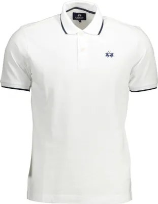 Immagine prodotto di La Martina T-shirt da uomo con colletto Gorter bianco L