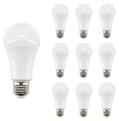 Productafbeelding van Bemko LED Peerlamp A60 E27 Mat - 11W 720lm 4000K - Neutraalwit - Vervangt 75W - 10 stuks