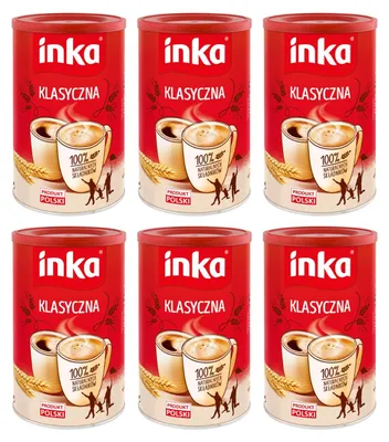 Produktbild von Inka Getreidekaffee instant 6x 200g - löslicher Malzkaffee koffeinfrei
