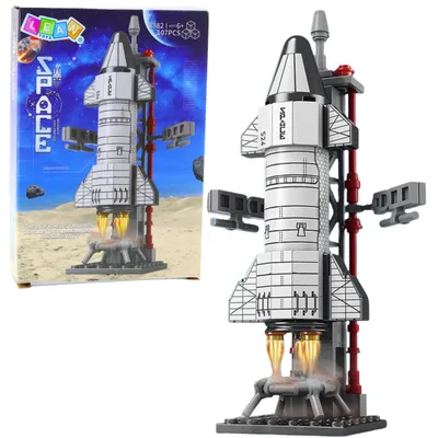 Produktbild von Bausteine ​ ​ Weltraumraketen-Startturm 107 Teile.