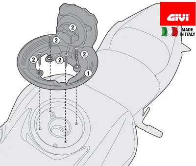 Obrázek produktu pro Givi Mounting BF28 pro brašny Tanklock Kawasaki Z650 (17>22)
