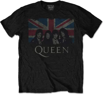 Produktbild von Queen - "Vintage" T-Shirt für Kinder RO2749 (128) (Schwarz)