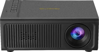 Produktbild von INF Tragbarer Heimprojektor: 1080P, HDMI, USB, TF & AV für vielseitige Unterhaltung Schwarz