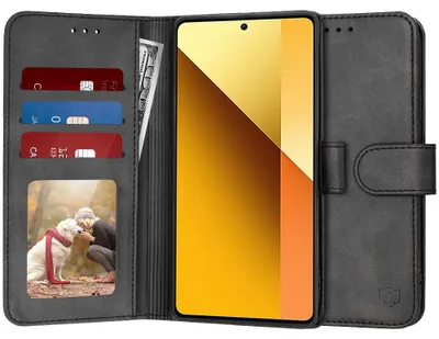 Zdjęcie produktu dla Techsuit Diary Book etui do Xiaomi Redmi Note 13 5G – czarne