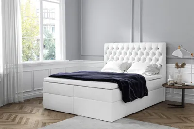 Produktbild von Boxspringbett Schlafzimmerbett KOBE 140x200cm inkl.Bettkasten