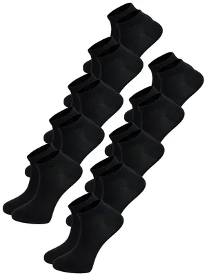 Produktbild von Tazzio Herren Sneaker Socken 10er-Pack A906 (Schwarz, 35-38)