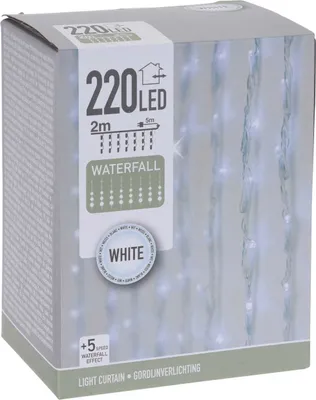 Obrázok produktu pre Svetelný reťazec 220 LED: Fantastická vianočná dekorácia do interiéru aj exteriéru