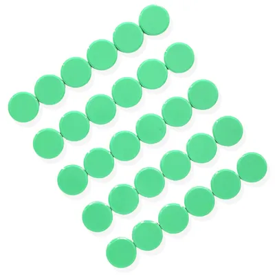 Produktbild von Kühlschrankmagnete, 30 Stück, starke Whiteboard-Magnete für Magnettafeln, Pinnwände, Magnetwände, kleine runde Magnete für Kühlschrank, Büro, Zuhause, dekorative Magnete für Tafeln, starke Haftung, grün