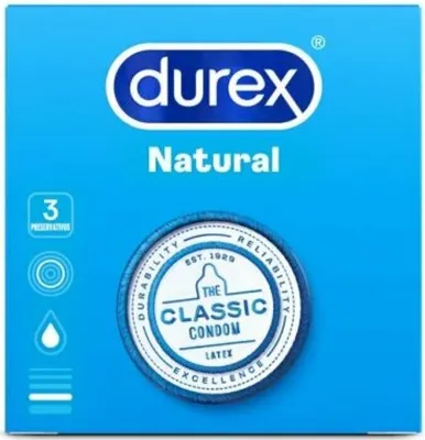 Produktbild von Durex Natural Classic 3 Units
