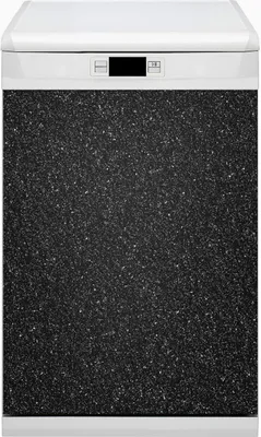 Produktbild von Magnetmatte Geschirrspüle Abwaschbar Küche Magnete  Dekor 45x80 cm  - Schwarze Textur