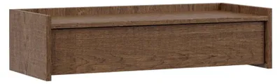 Produktbild von Konsole Japandi mit 1 Schublade, Dunkles Holzoptik, 80cm