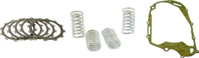 Image de Kit d'embrayage pour Yamaha XV 250 N Virago, année de fabrication 1989-1996 : disques d'embrayage, ressorts d'embrayage, joint de couvercle d'embrayage de la marque Pamoto - Neuf