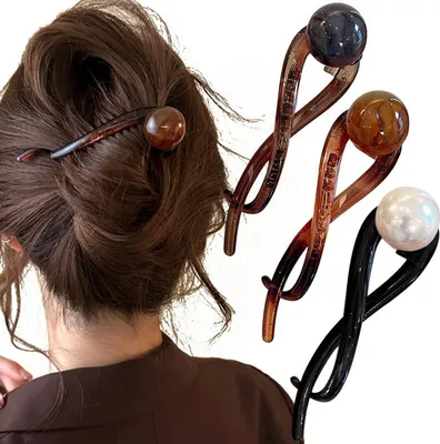 Produktbild von Perle Französische Haarnadeln Banana Clip Damen Haarspangen