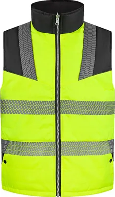 Produktbild von Korntex KXBW | Hi-Vis Bodywarmer Elbrus wasserabweisend - Farbe: Signal Yellow - Größe: M
