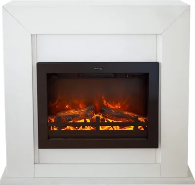 Image de Xaralyn cheminée électrique - Adra EFL-MDW - blanc bois - 1500 Watt chauffage - avec télécommande - cheminée encastrable inclus - cheminée décorative