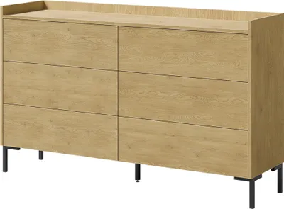 Produktbild von Kommode mit Schubladen Liam 6S 150 Cremona-Eiche