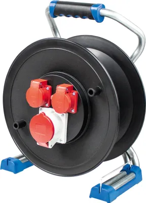 Produktbild von Xperts CEE Kabeltrommel leer Leertrommel Ø285mm 2x 230V 1x 400V IP44