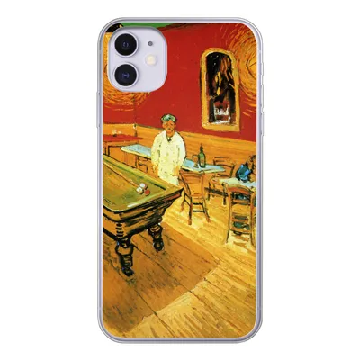 Produktbild von MuchoWow® Handyhülle Schutzhülle Hülle für iPhone 11 Das Nachtcafé - Vincent van Gogh Silikon Softcase Handy Hülle - Handytasche
