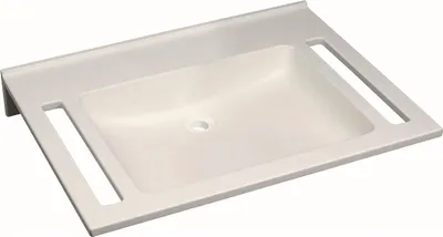 Produktbild von Geberit Geberit Waschtisch PUBLICA 700x550mm o HL o ÜL m Ausschnitten we