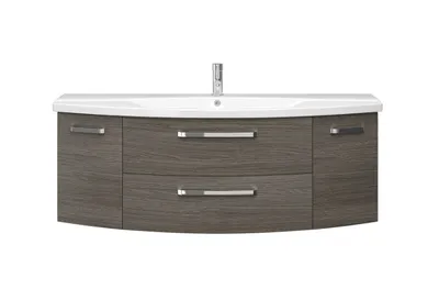 Produktbild von Pelipal Serie 4010 Waschtischunterschrank 4010.191418 Graphit Str. quer 140 cm - LIEFERUNG OHNE WASCHBECKEN & ARMATUR
