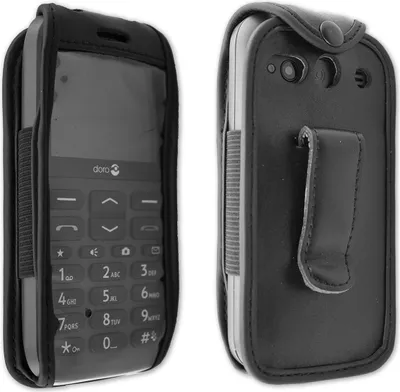 Obrázek produktu pro Ledertasche mit Gürtelclip für Doro 1370/1372