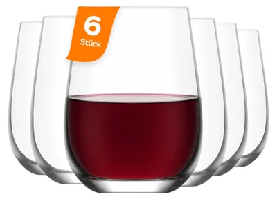 Produktbild von LAV Gaia Weingläser ohne Stiel 475ml, 6er Set