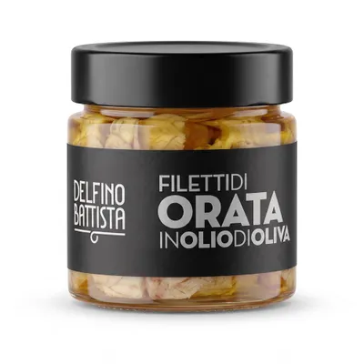 Produktbild von Doradenfilets in Olivenöl, 200 g (Filetti di Orata)