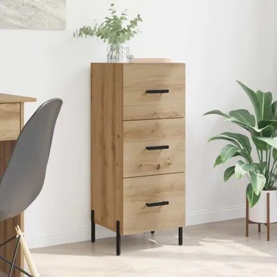 Produktbild von vidaXL Sideboard Artisan-Eiche 34 x 34,5 x 90 cm Holzwerkstoff