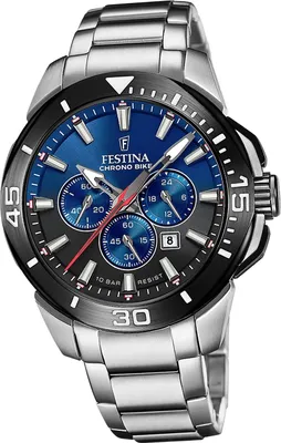 Zdjęcie produktu dla Zegarek męski Festina ze stali nierdzewnej srebrny sportowy D2UF20641/C