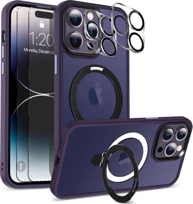 Produktbild von Hybrid Luxury Case mit Glas für iPhone 14 Pro Hülle für MagSafe Schutzhülle