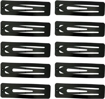 Produktbild von Haarspeldjes 10er Set 6,8 cm große metallene Haarspeldchen für Mädchen, Frauen und Männer
